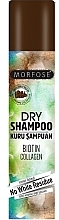 Suchy szampon z biotyną i kolagenem do włosów brązowych - Morfose Dry Shampoo Biotin Collagen — Zdjęcie N1