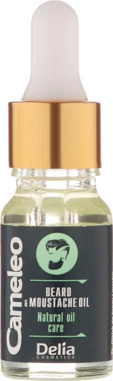Olejek do brody z olejem arganowym i ekstraktem z aloesu - Delia Cameleo Men Beard and Moustache Oil — Zdjęcie N2