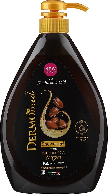 Żel pod prysznic i do kąpieli z olejkiem arganowym - Dermomed Bath And Shower Gel Argan Oil