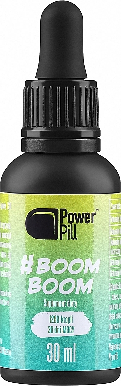 Suplement diety szybko dodający energii - Power Pill Suplement Diety #BoomBoom — Zdjęcie N1