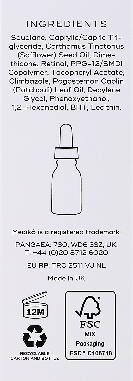 Serum do twarzy z retinolem 0,6% - Medik8 Retinol 6TR+ Intense — Zdjęcie N3