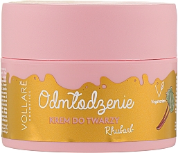 Kup Odmładzający krem do twarzy z rabarbarem - Vollare Face Cream