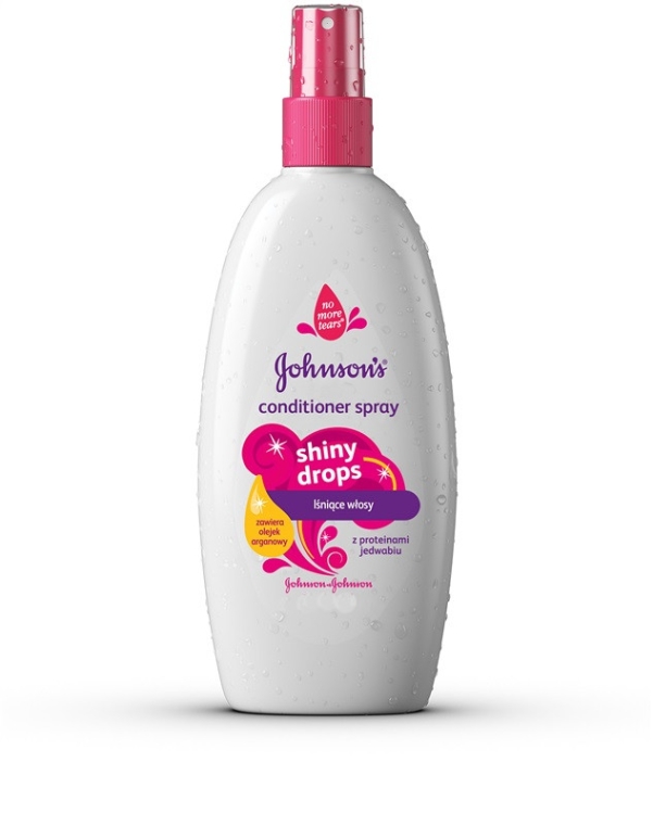 Nabłyszczająca odżywka w sprayu dla dzieci - Johnson’s® Baby Kids Shiny Drops Conditioner Spray — Zdjęcie N1