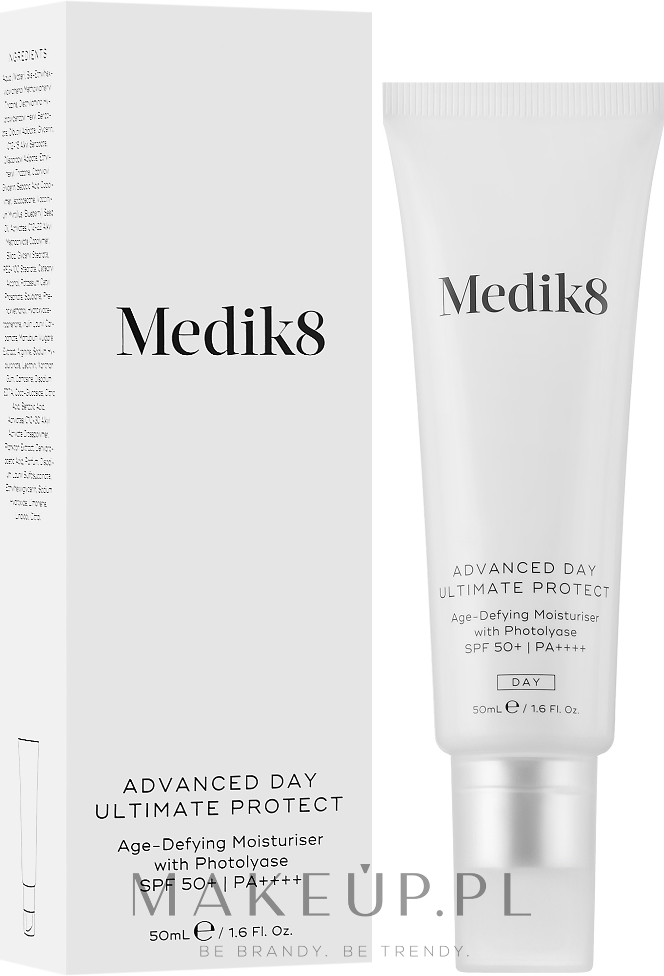 Przeciwstarzeniowy krem przeciwsłoneczny do twarzy - Medik8 Advanced Day Ultimate Protect SPF 50/PA++++ — Zdjęcie 50 ml