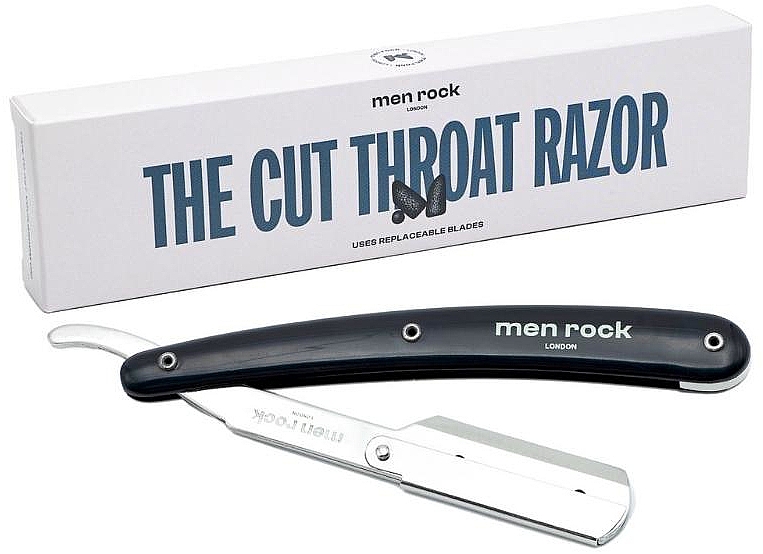 Maszynka do golenia z wymiennymi ostrzami - Men Rock The Cut Throat Razor  — Zdjęcie N1
