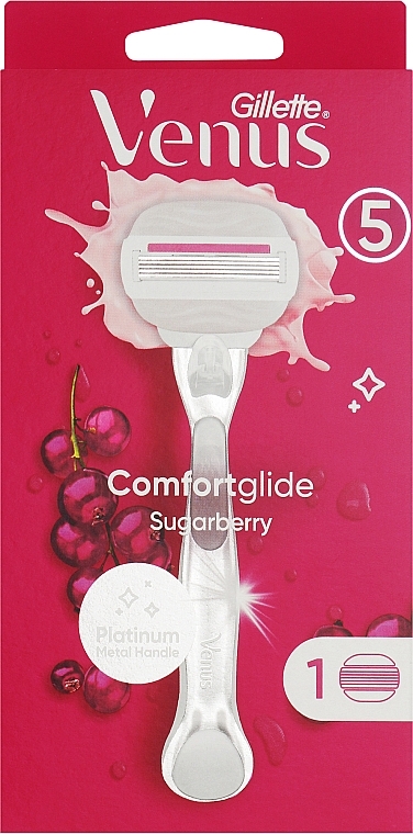 Maszynka do golenia z 1 wkładem - Gillette Venus Comfortglide Sugarberry — Zdjęcie N1