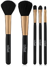 Zestaw do makijażu MB-203, 5 szt - MaxMar Brushes Set — Zdjęcie N1