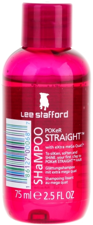 Szampon do prosowania włosów - Lee Stafford Poker Straight Shampoo whith P2FIFTY Complex — Zdjęcie N1