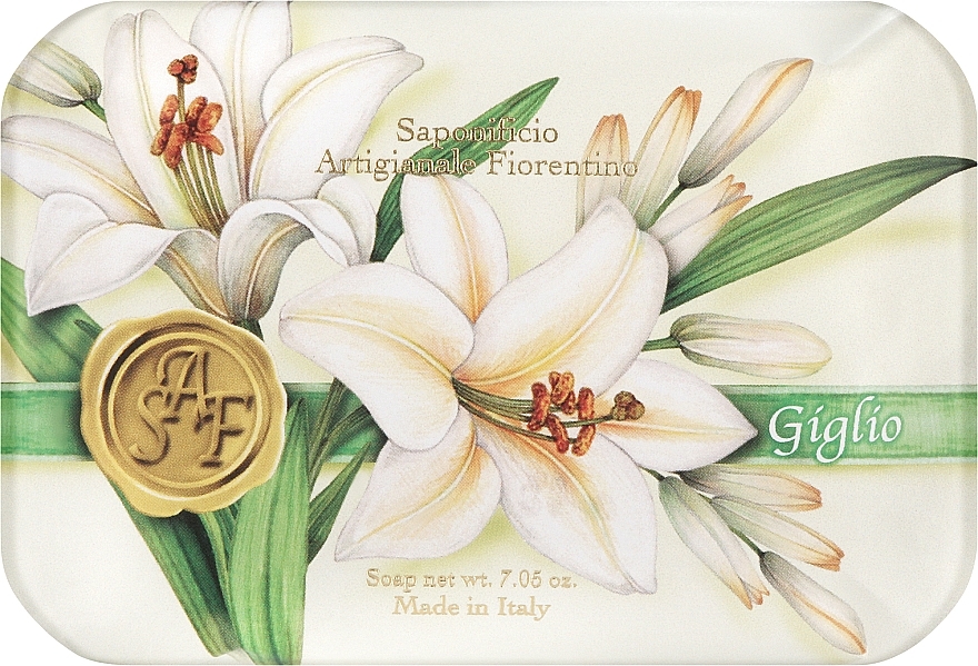 Mydło w kostce Lilia - Saponificio Artigianale Fiorentino Lily — Zdjęcie N1