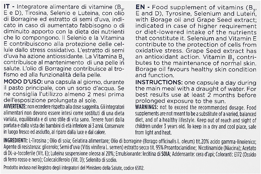 Suplement diety w kapsułkach - Rilastil Sun System Oral Food Supplement Capsules — Zdjęcie N2