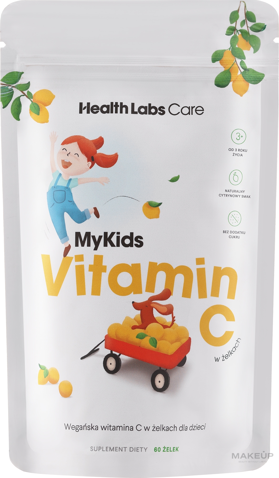 Suplement diety dla dzieci Witamina C, żelki - Health Labs Care MyKids Vitamin C — Zdjęcie 60 szt.