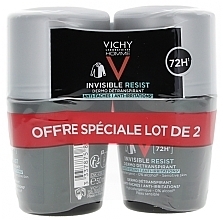Kup Zestaw - Vichy Homme Deo Invisible Resist 72H  (deo/roll/2x50ml)