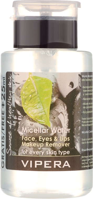 Woda micelarna do demakijażu twarzy, oczu i ust - Vipera — Zdjęcie N1