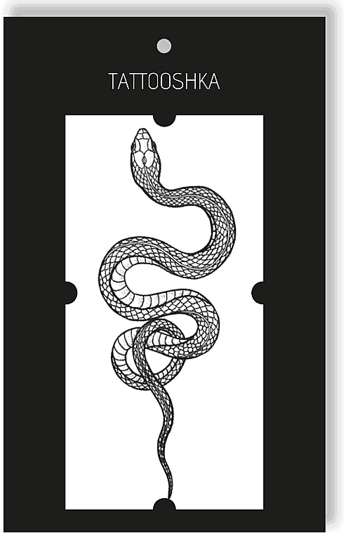 Tatuaż tymczasowy Wąż, 20 cm - Tattooshka — Zdjęcie N2