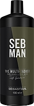 Wielofunkcyjny żel pod prysznic 3 w 1 do włosów, brody i ciała - Sebastian Professional Seb Man The Multi-Tasker Hair, Beard & Body Wash — Zdjęcie N7