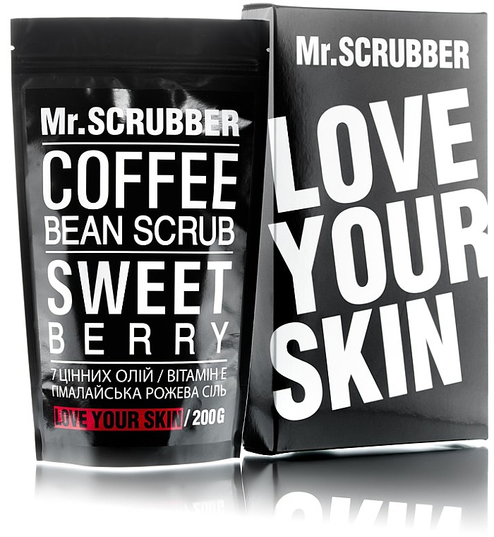 Peeling kawowy do twarzy i ciała - Mr.Scrubber Sweet Berry Scrub — Zdjęcie N1