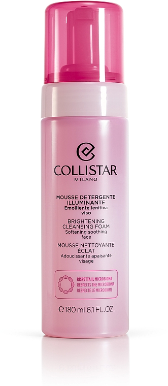 Pianka do mycia twarzy - Collistar Brightening Cleansing Foam
