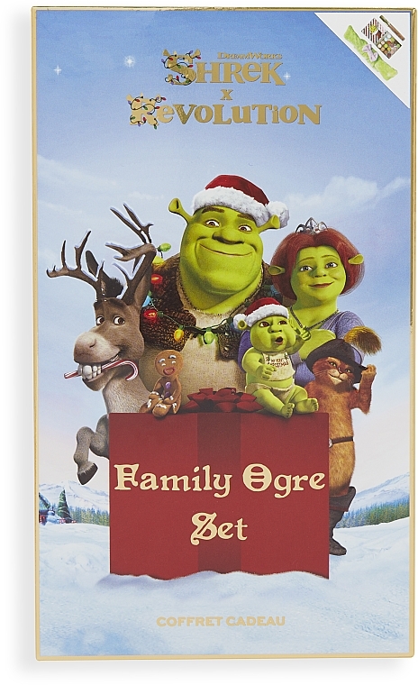 Zestaw - Makeup Revolution x Shrek Family & Gift Set — Zdjęcie N1
