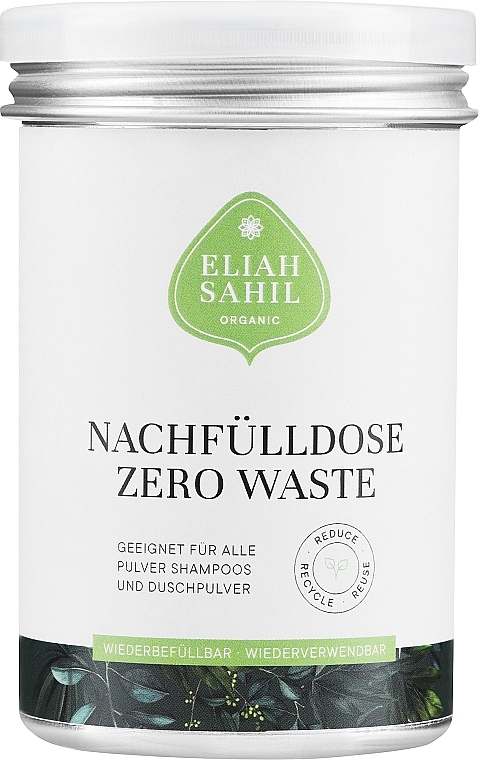 Blaszany pojemnik na szampon w proszku - Eliah Sahil Organic Shampoo Refill — Zdjęcie N1