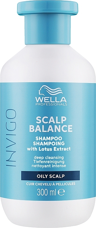 Szampon przeciwłupieżowy do przetłuszczającej się skóry głowy - Wella Professionals Invigo Scalp Balance Deep Cleansing Shampoo — Zdjęcie N1