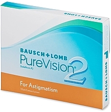 Kup Soczewki kontaktowe, krzywizna 8.9, 125-0100 140, 3 szt. - Bausch & Lomb PureVision 2 For Astigmatism