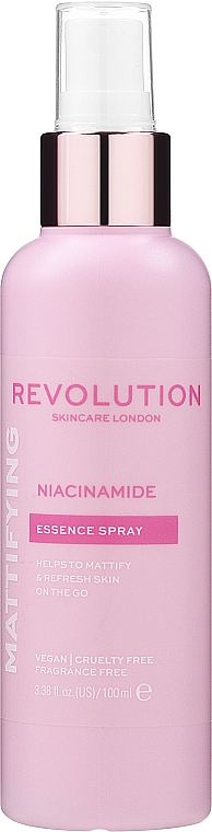 Spray do twarzy - Revolution Skincare Niacinamide Mattifying Essence Spray — Zdjęcie N1