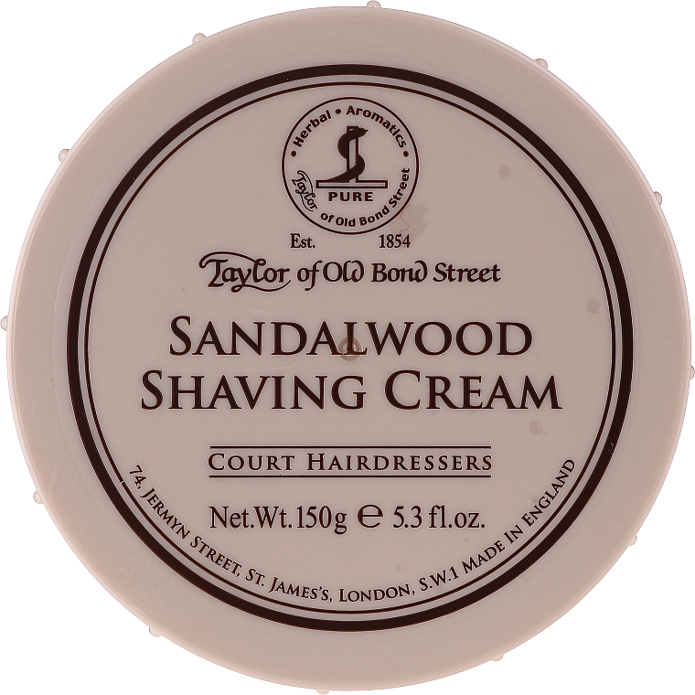 Zestaw do golenia - Taylor of Old Bond Street Shaving Set Sandalwood (sh/brush + razor + sh/cr 150 g) — Zdjęcie N2