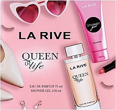 La Rive Queen of Life - Zestaw (edp 75 ml + sh/gel 100 ml) — Zdjęcie N1