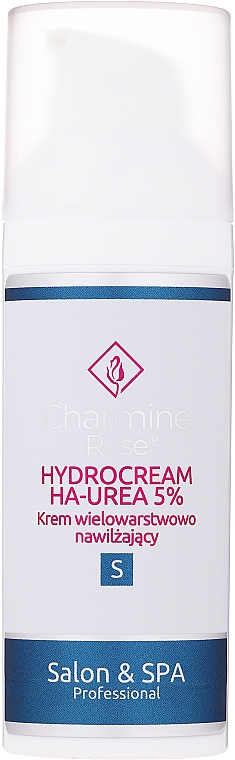 Wielowarstwowo nawilżający krem do twarzy - Charmine Rose Hydrocream Ha-Urea 5% — Zdjęcie N1