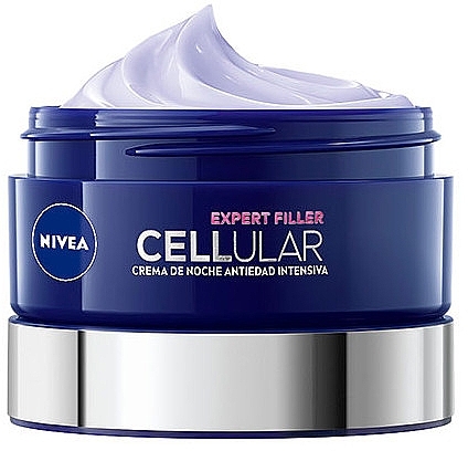 Intensywnie odmładzający krem do twarzy na noc - NIVEA Expert Filler Cellular Intensive Anti-Aging Night Cream — Zdjęcie N2