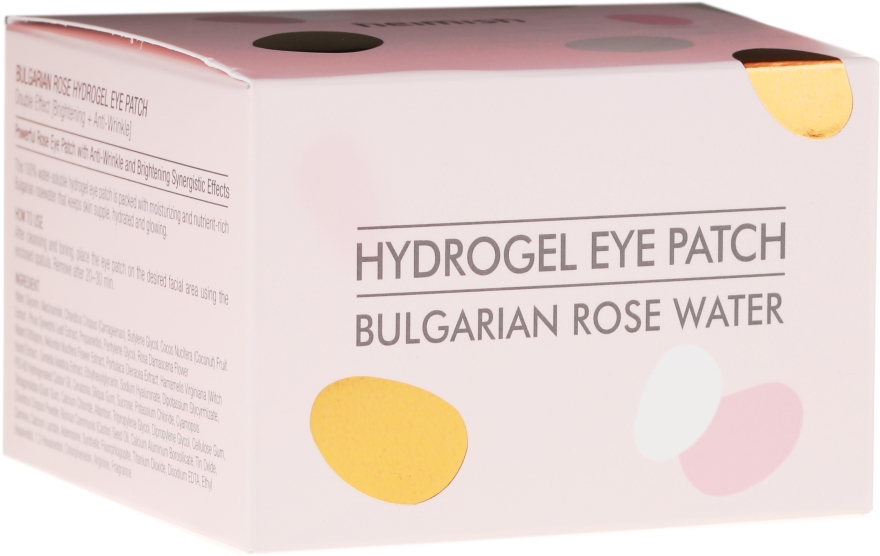 Hydrożelowe płatki pod oczy z wyciągiem z róży bułgarskiej - Heimish Bulgarian Rose Hydrogel Eye Patch — Zdjęcie N2