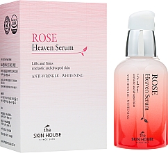 Przeciwzmarszczkowe serum rozjaśniające z ekstraktem z róży - The Skin House Rose Heaven Serum — Zdjęcie N2