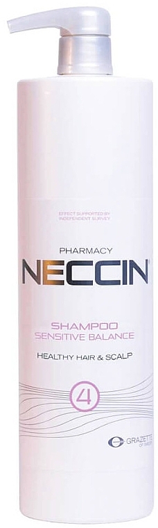 PRZECENA! Delikatny szampon do włosów i skóry głowy - Grazette Neccin Shampoo Sensitive Balance 4 * — Zdjęcie N3
