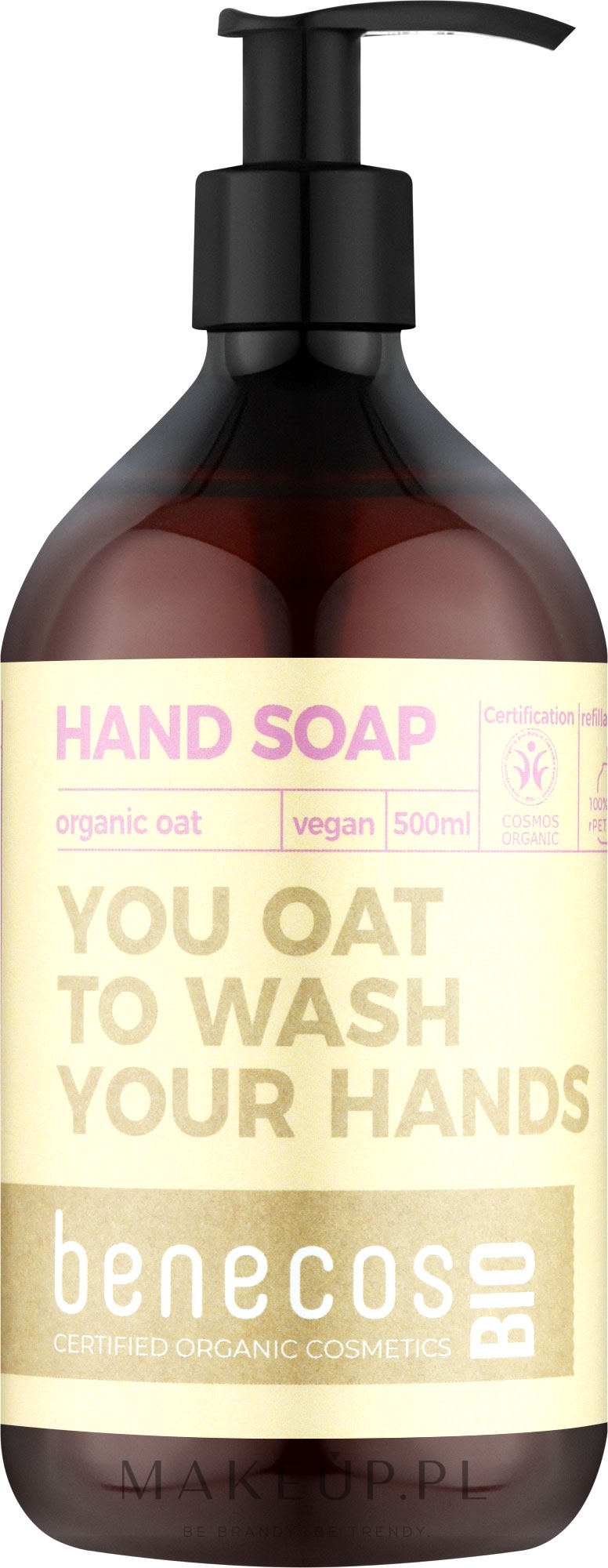 Mydło do rąk - Benecos Hand Soap With Organic Oats — Zdjęcie 500 ml