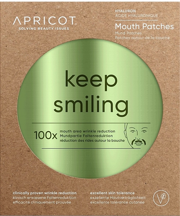 Ujędrniający plaster na bruzdy z kwasem hialuronowym - Apricot Keep Smiling Mouth Patches — Zdjęcie N3
