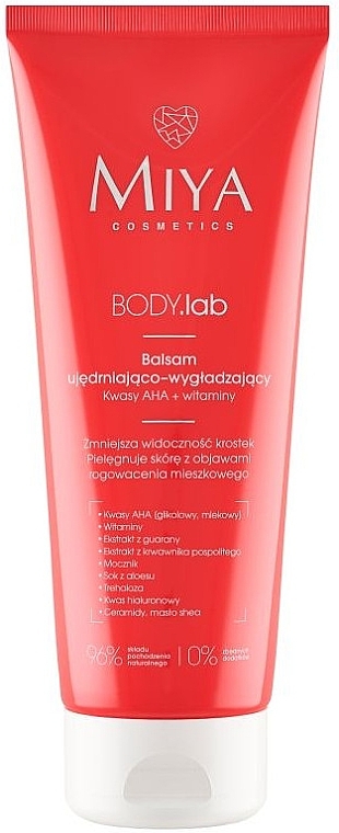 Balsam ujędrniająco-wygładzający do ciała - Miya Cosmetics Body Lab Firming & Smoothing Balm — Zdjęcie N1