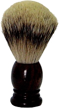 Pędzel do golenia palisander - Golddachs Shaving Brush Silver Tip Badger Rose Wood — Zdjęcie N1