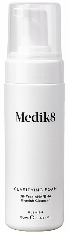 Bezolejowa pianka oczyszczająca do twarzy - Medik8 Blemish Clarifying Foam — Zdjęcie N1