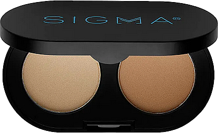 Podwójne cienie do brwi - Sigma Beauty Color + Shape Brow Powder Duo — Zdjęcie N1