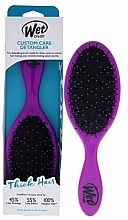 PRZECENA! Szczotka do włosów grubych - Wet Brush Custum Care Detangler Fot Thik Hair Purple * — Zdjęcie N4