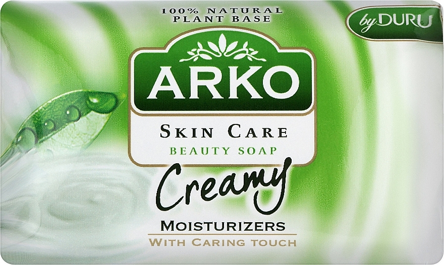 Głęboko nawilżające mydło w kostce do rąk - Arko Beauty Soap Creamy Extra Cream — Zdjęcie N1