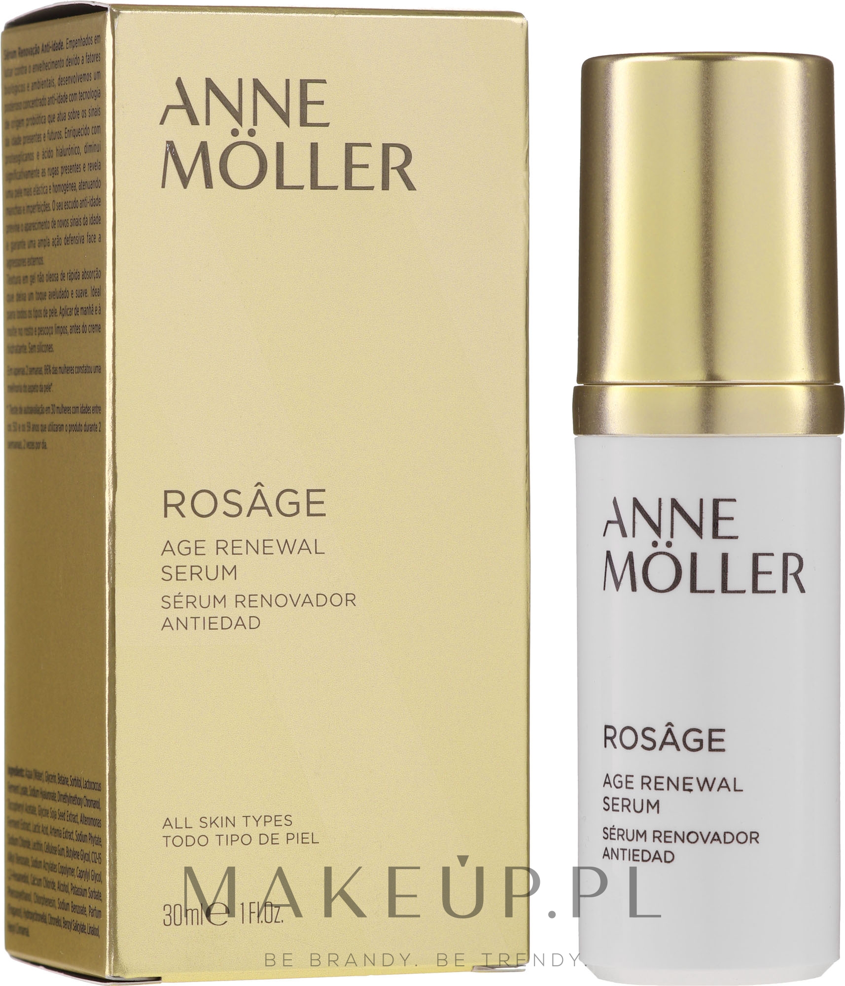 Odnawiające serum do twarzy - Anne Möller Rosâge Age Renewal Serum — Zdjęcie 30 ml