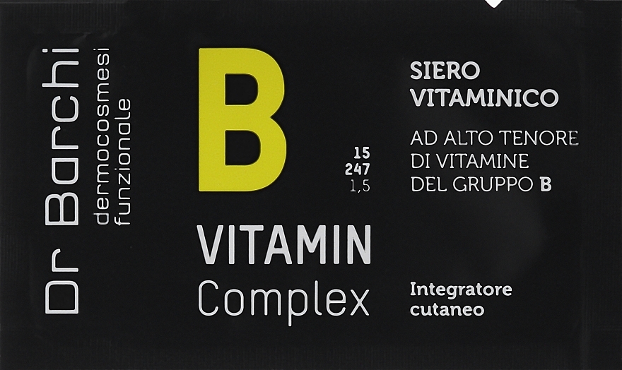 PREZENT! Witaminowe serum do twarzy - Dr. Barchi Complex Vitamin B (Vitamin Serum) (próbka) — Zdjęcie N1