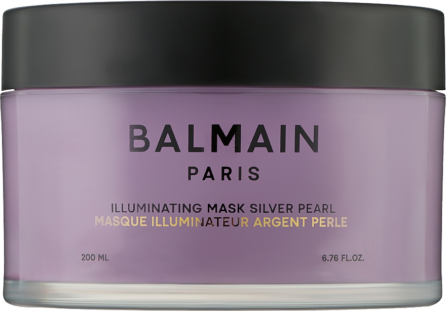 Rozjaśniająca maska dla blondynek - Balmain Paris Hair Couture Illuminating Mask Silver Pearl — Zdjęcie N1