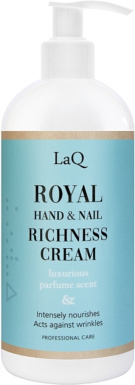 Krem nawilżający do rąk i paznokci - LaQ Royal Hand & Nail Richness Cream — Zdjęcie N1