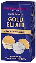 Kup Zestaw - Dermacol Gold Elixir (f/cream/50ml + f/cream/50ml)