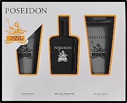 Kup Instituto Espanol Poseidon Gold Ocean - Zestaw (edt/100ml + lot/100ml + sh/gel/100ml)