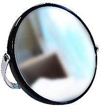 Okrągłe lusterko stołowe, czarne, 13 cm, x5 - Acca Kappa Mirror Bilux Black Plastic X5 — Zdjęcie N1