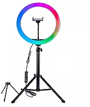 Kup Lampa pierścieniowa LED - Rio-Beauty RGB Makeup & Vlogging LED Ring Light