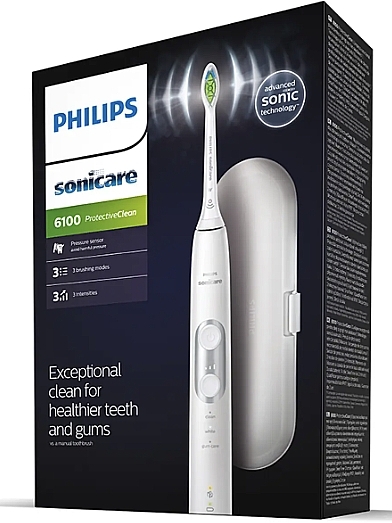 Soniczna szczoteczka do zębów HX6877/28 - Philips Sonicare Protective Clean 6100 HX6877/28 — Zdjęcie N3